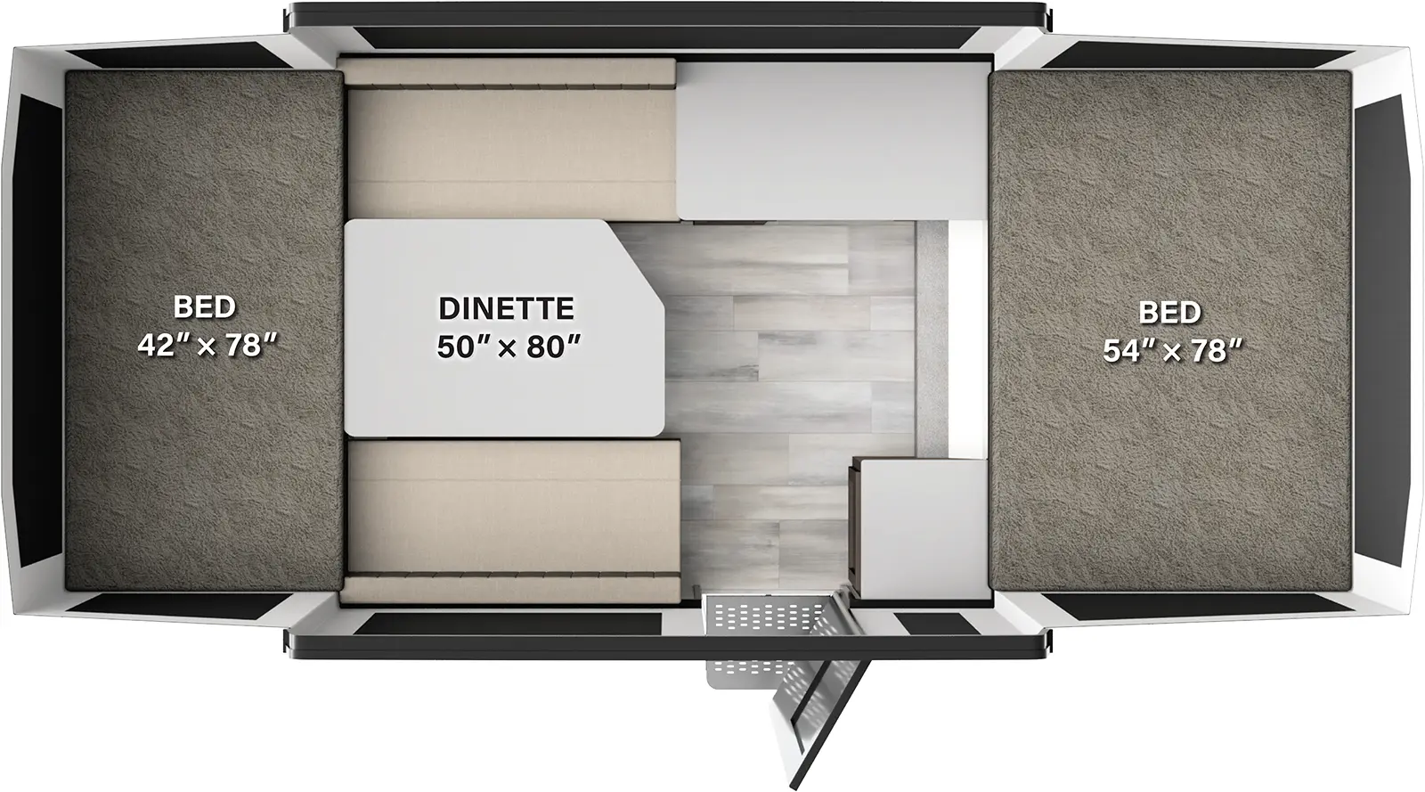 Flagstaff Tent F141OTG Floorplan